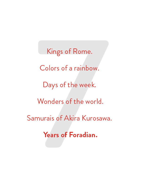 Foradian 7 years